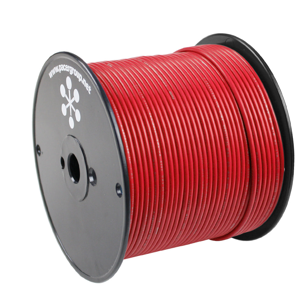 Pacer Red 8 AWG Primary Wire - 500&#39;