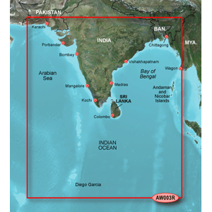 Garmin BlueChart&reg; g3 HD - HXAW003R - Indian Subcontinent - microSD&trade;/SD&trade;