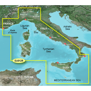 Garmin BlueChart&reg; g3 HD - HXEU012R - Italy West Coast - microSD&trade;/SD&trade;