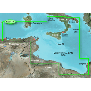 Garmin BlueChart&reg; g3 HD - HXEU013R - Italy Southwest &amp; Tunisia - microSD&trade;/SD&trade;