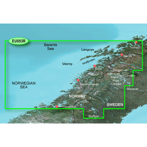 Garmin BlueChart&reg; g3 HD - HXEU053R - Trondheim - Tromso - microSD&trade;/SD&trade;