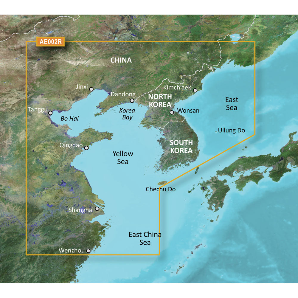 Garmin BlueChart&reg; g3 HD - HXAE002R - Yellow Sea - microSD&trade;/SD&trade;