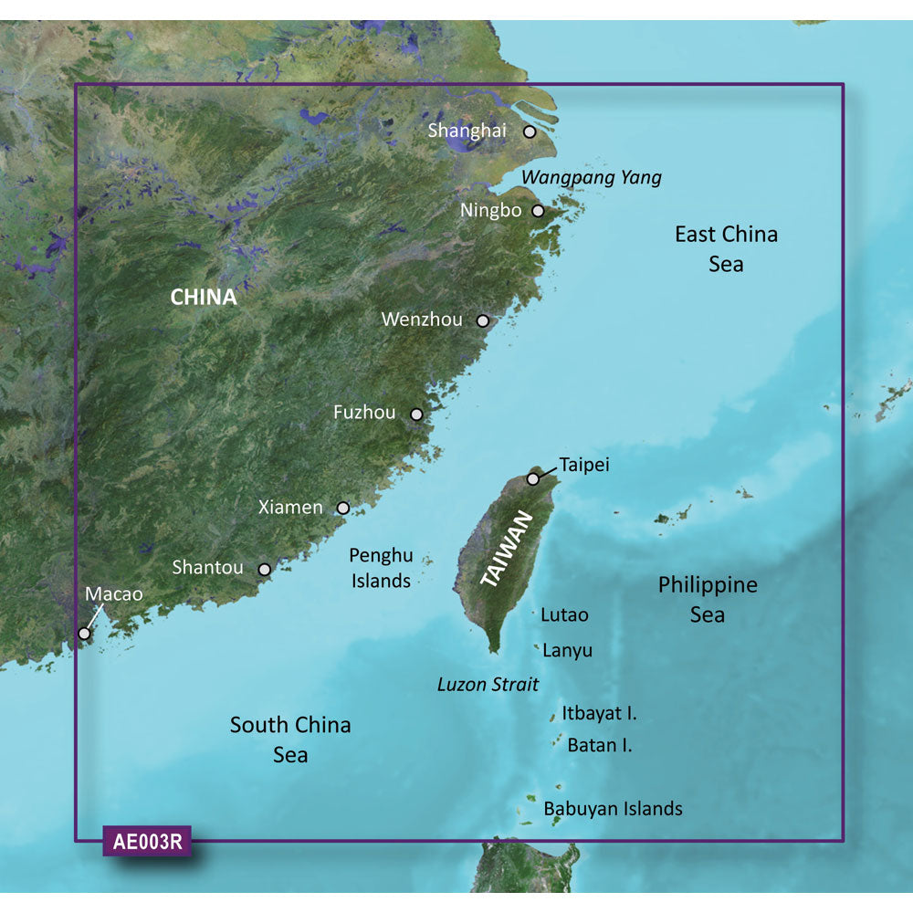 Garmin BlueChart&reg; g3 HD - HXAE003R - Taiwan - microSD&trade;/SD&trade;