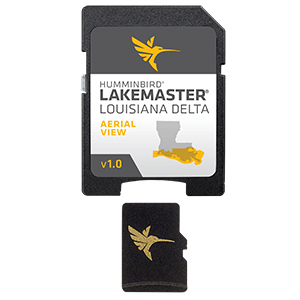 Humminbird LakeMaster Aerial Satellite View - Louisiana Delta