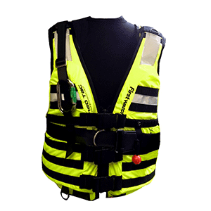 First Watch HBV-100 High Buoyancy Rescue Vest - Hi-Vis Yellow - Medium to XL