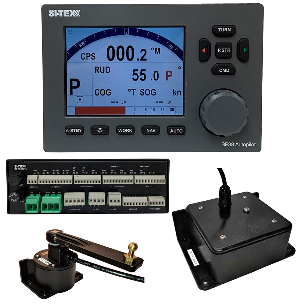 SI-TEX SP38-2 Autopilot Core Pack Including Flux Gate Compass &amp; Rotary Feedback, No Pump