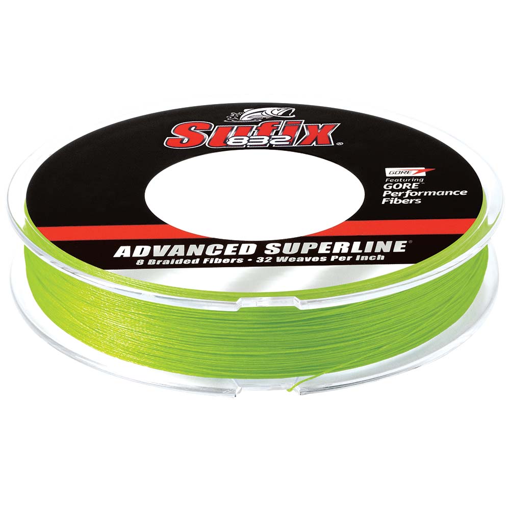 Sufix 832&reg; Advanced Superline&reg; Braid - 10lb - Neon Lime - 300 yds