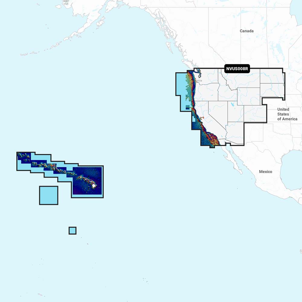 Garmin Navionics Vision+&trade; NVUS008R U.S. West