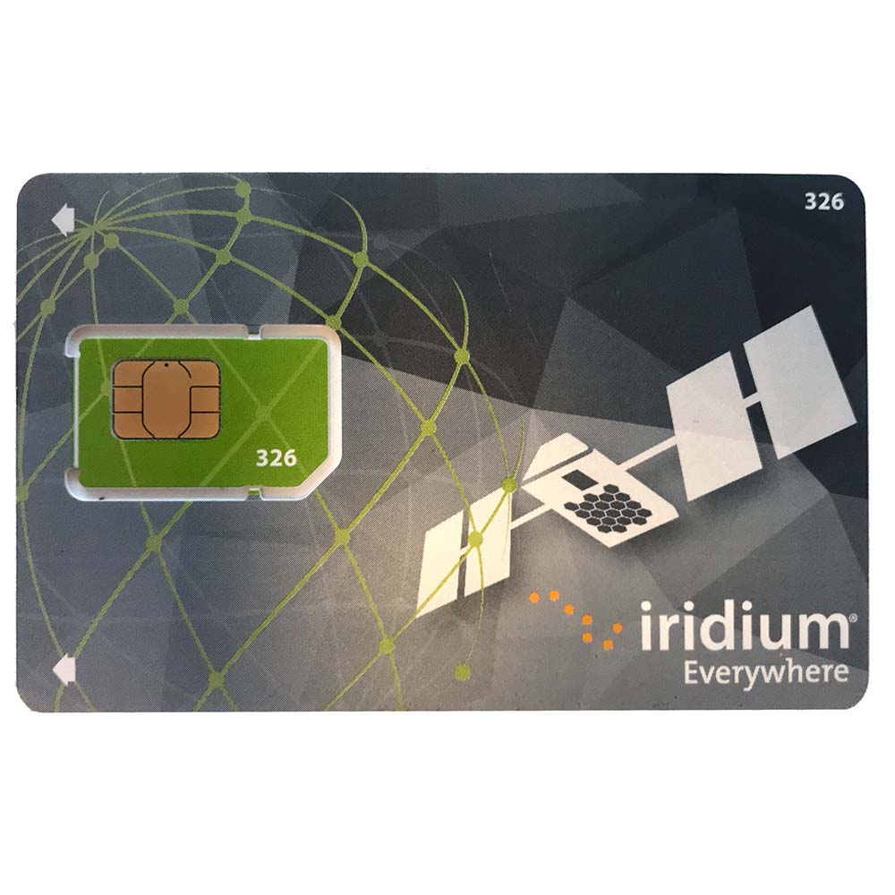 Iridium Prepaid SIM Card Activation Required - Green