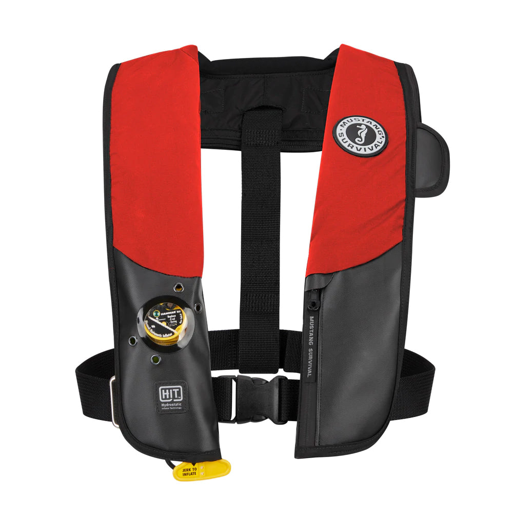 Mustang HIT Hydrostatic Inflatable PFD - Red/Black - Automatic/Manual